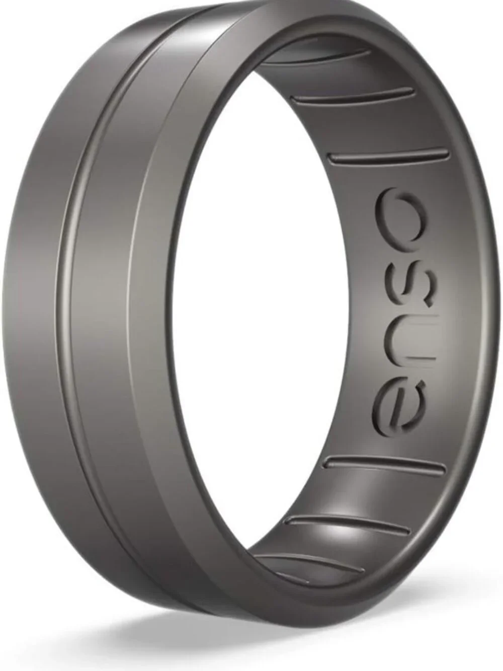 Stackable Silicone Wedding Ring - Multi Color Minimalist Unisex Band, 7.24mm