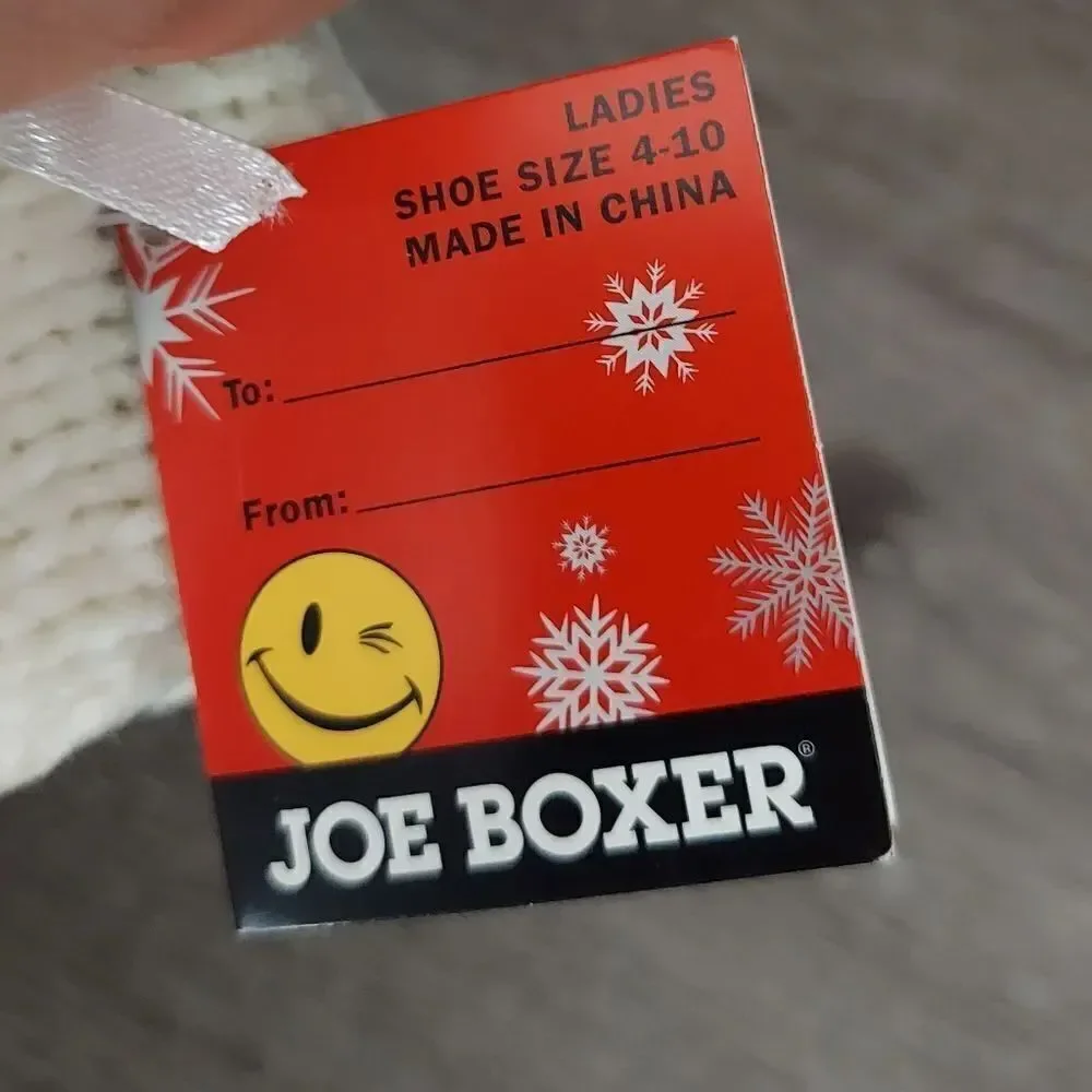 Joe Boxer holiday shoe reindeer