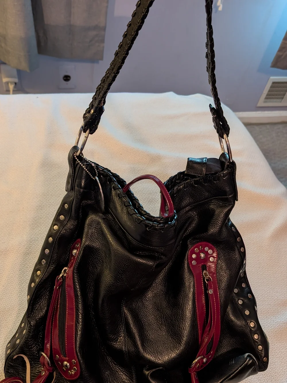 Cape Cod Leather black hobo