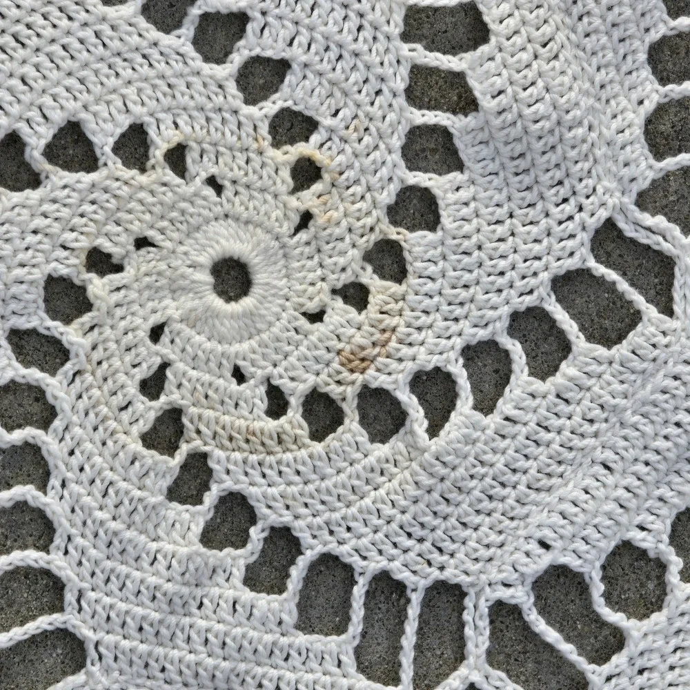Handmade vtg crochet