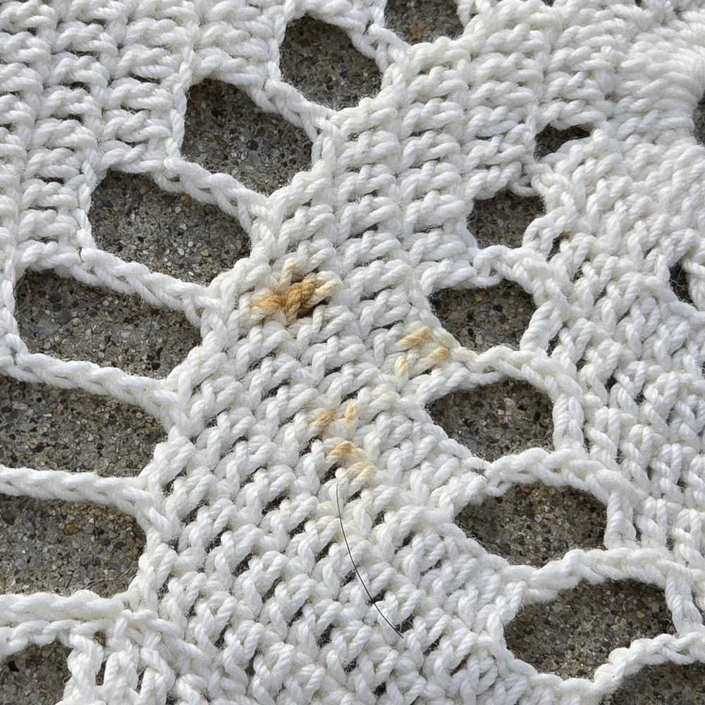 Handmade vtg crochet