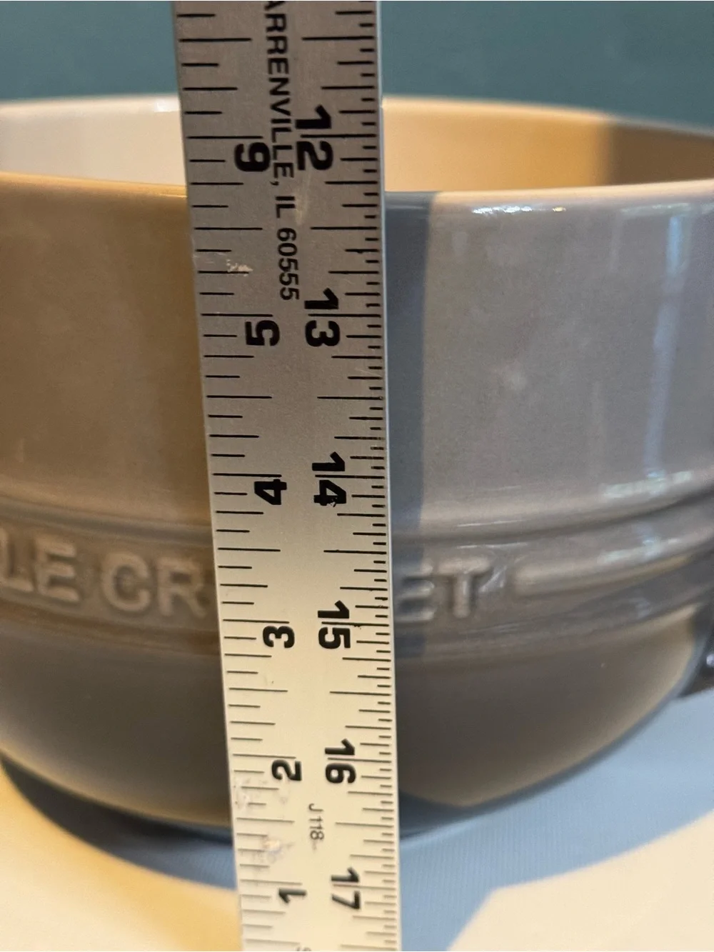 Le Creuset stoneware signature