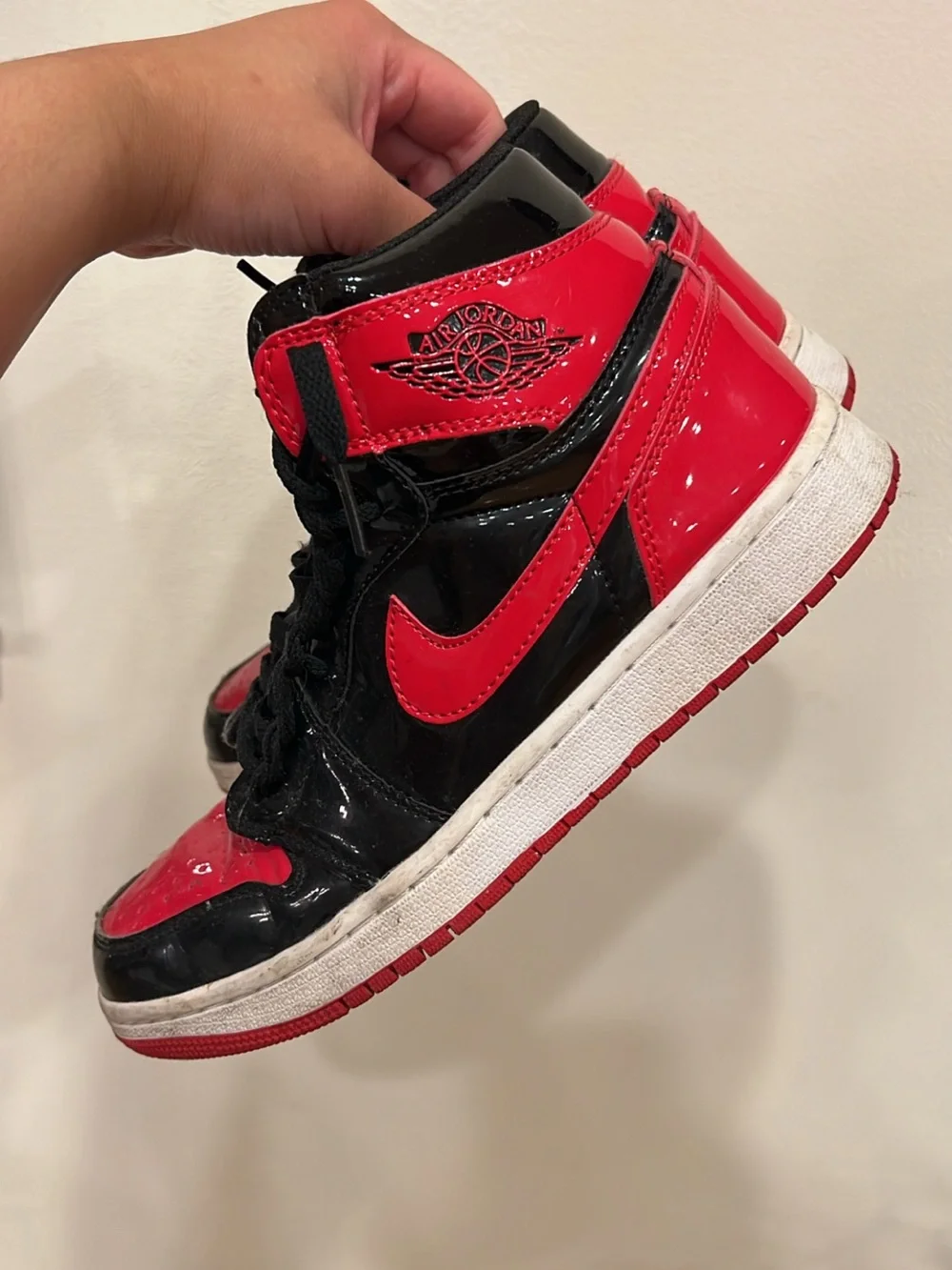 Jordan patent leather