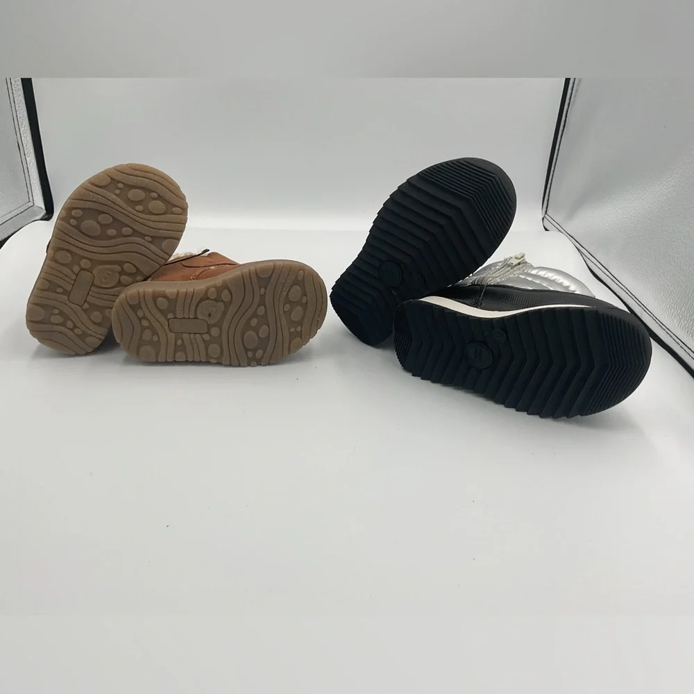 Mixed Labels boots seen fashionable