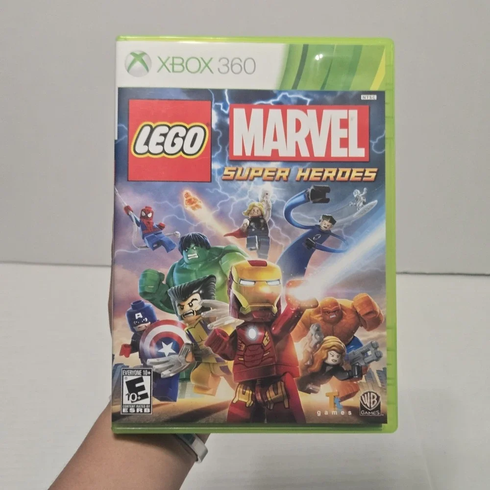 LEGO Marvel Super Heroes Xbox 360 Game CIB‎