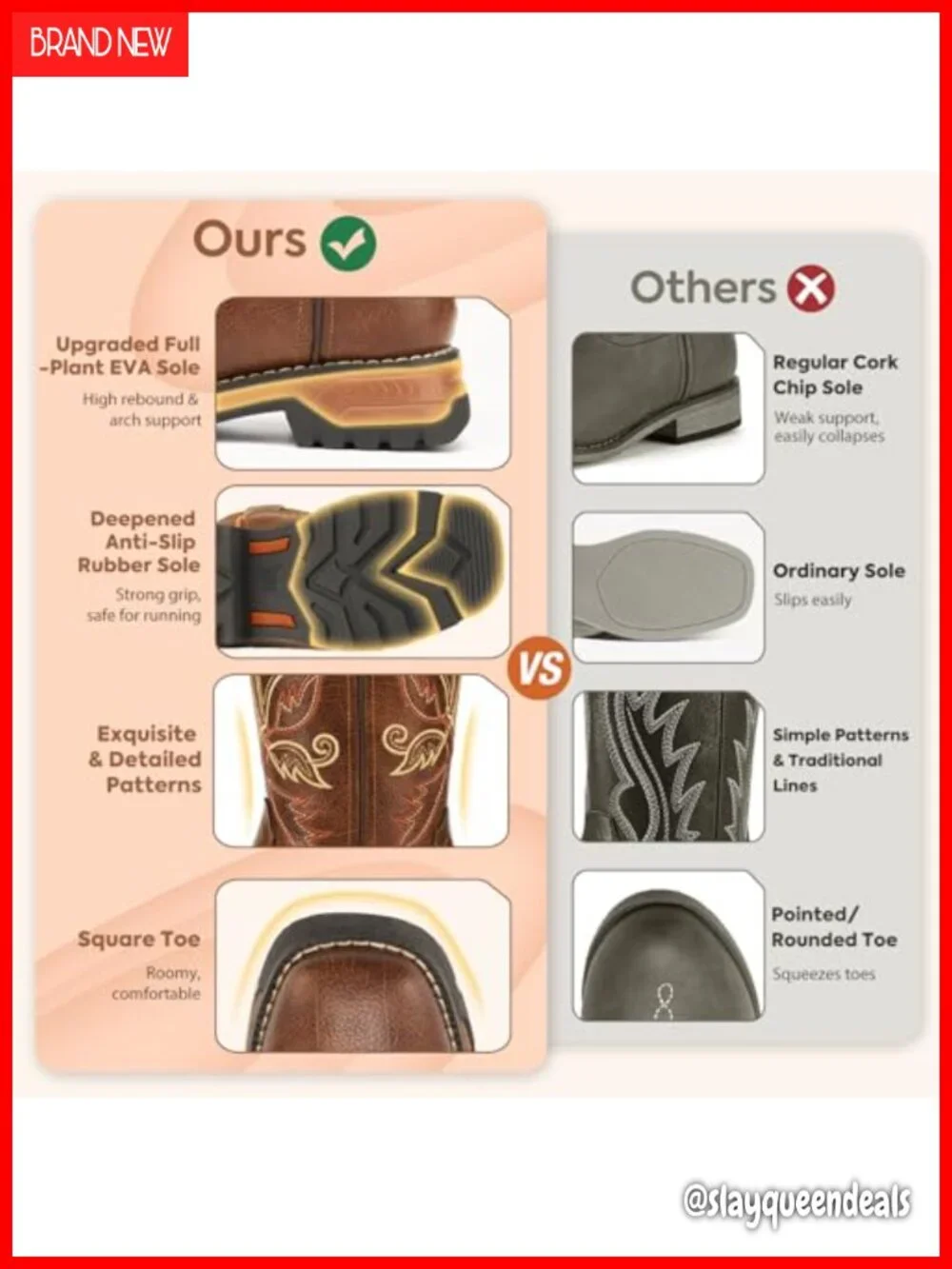 N/A square toe