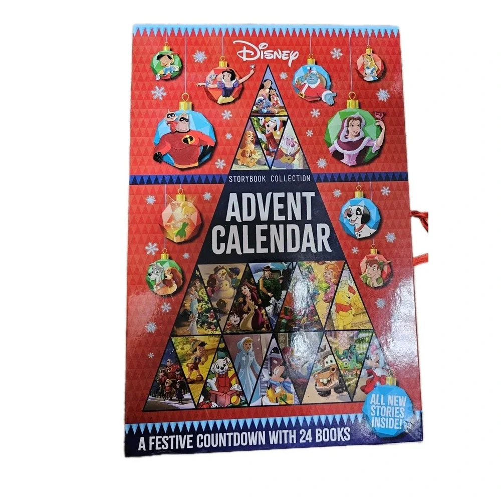 NEW Disney Advent‎ Calendar Storybook Collection with 24 Days of Books