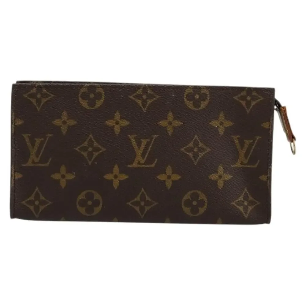 Louis Vuitton Monogram Bucket GM Accessory Pouch Brown