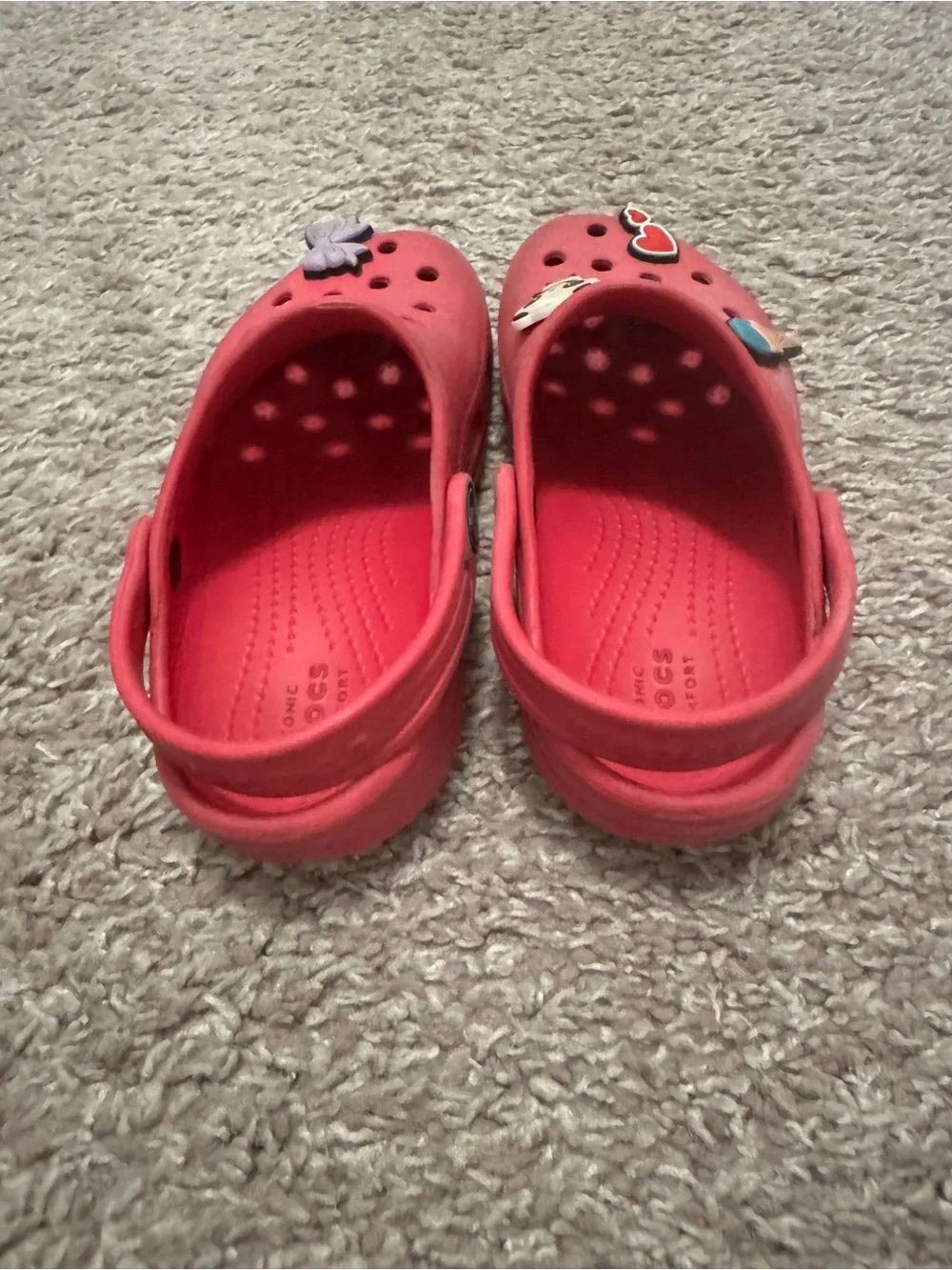 Kids pink Crocs