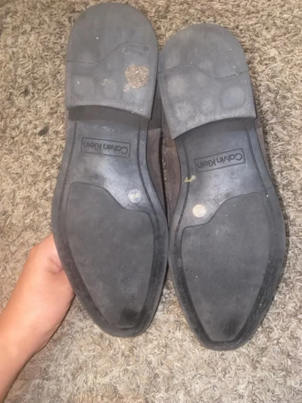 Calvin Klein suede chukka