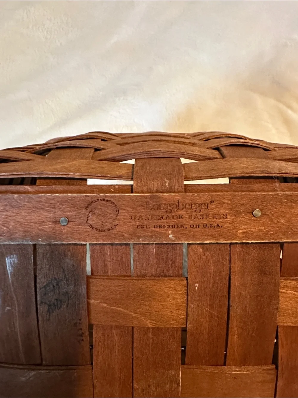 Longaberger natural brown