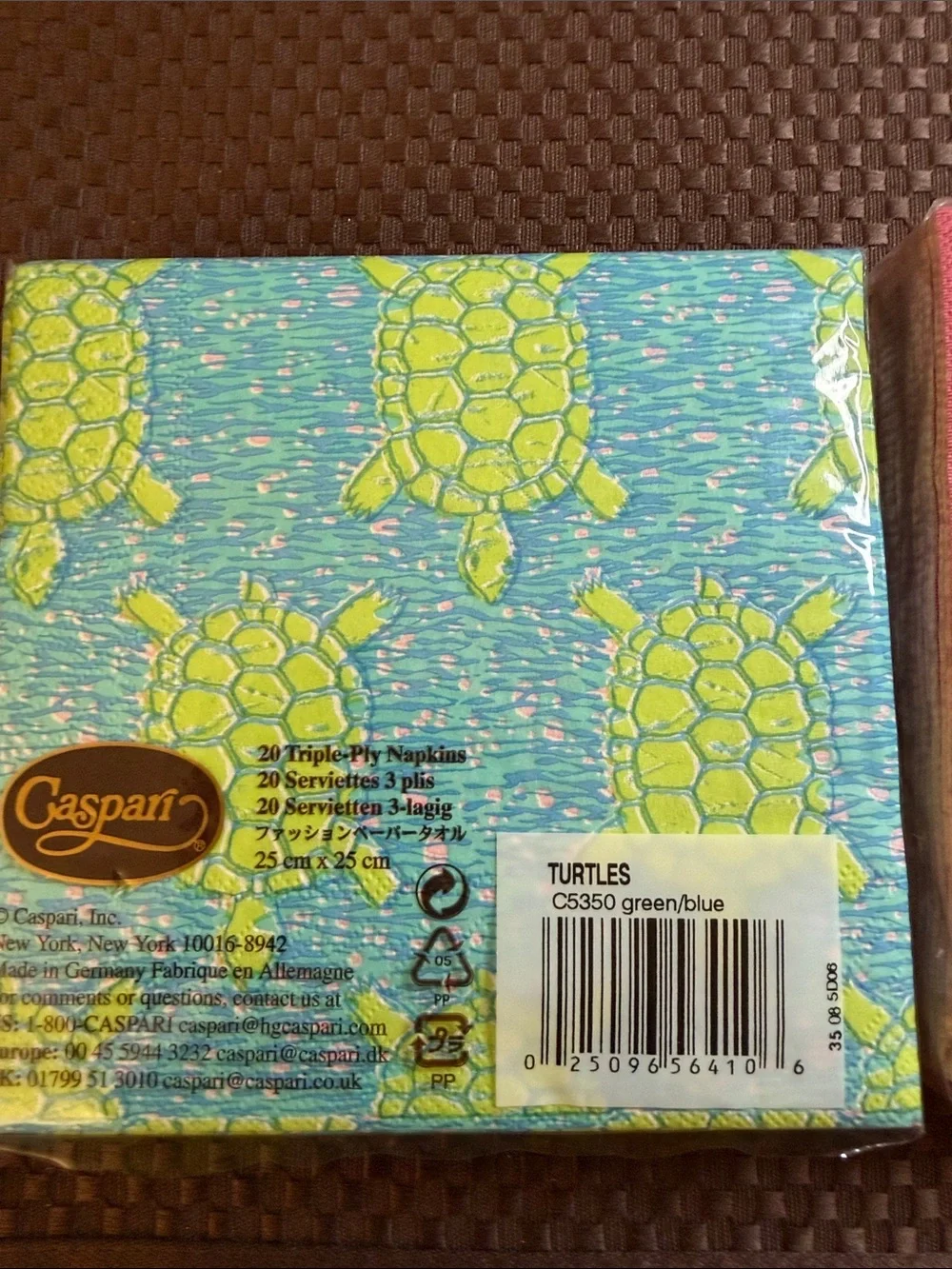 Caspari turtle cocktail