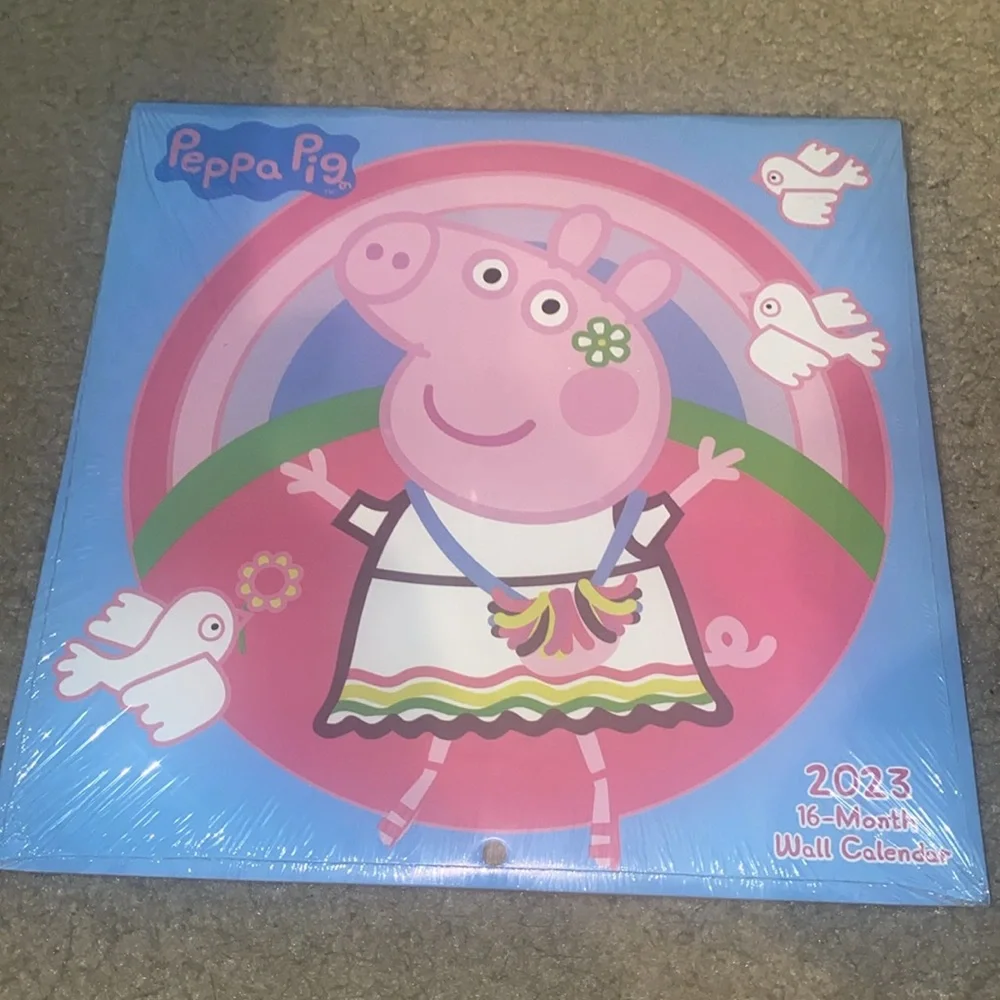 Peppa🐽Pig 2023 16-Month Wall Calendar