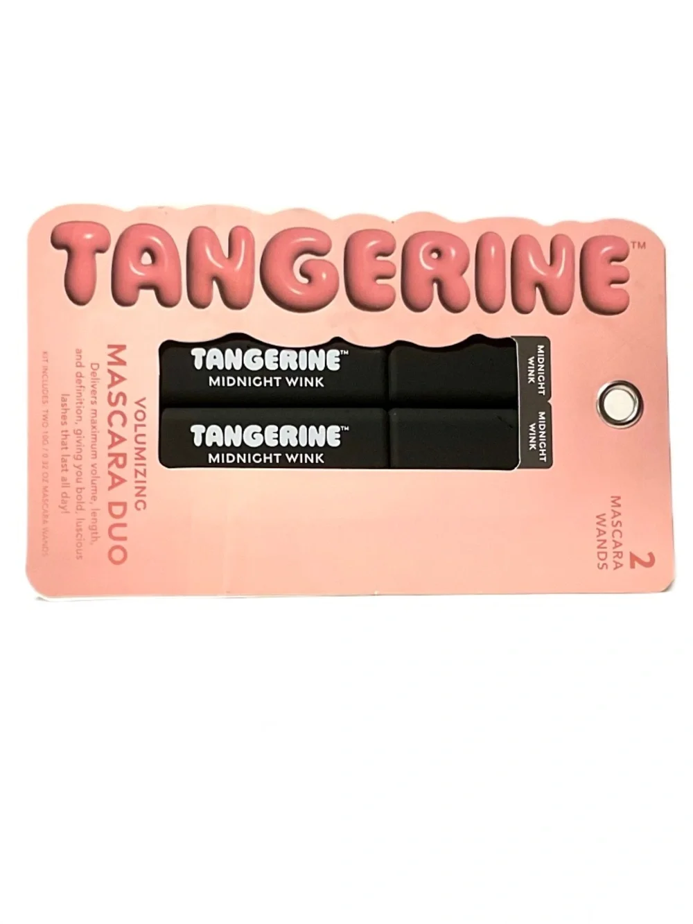 Tangerine volumizing mascara
