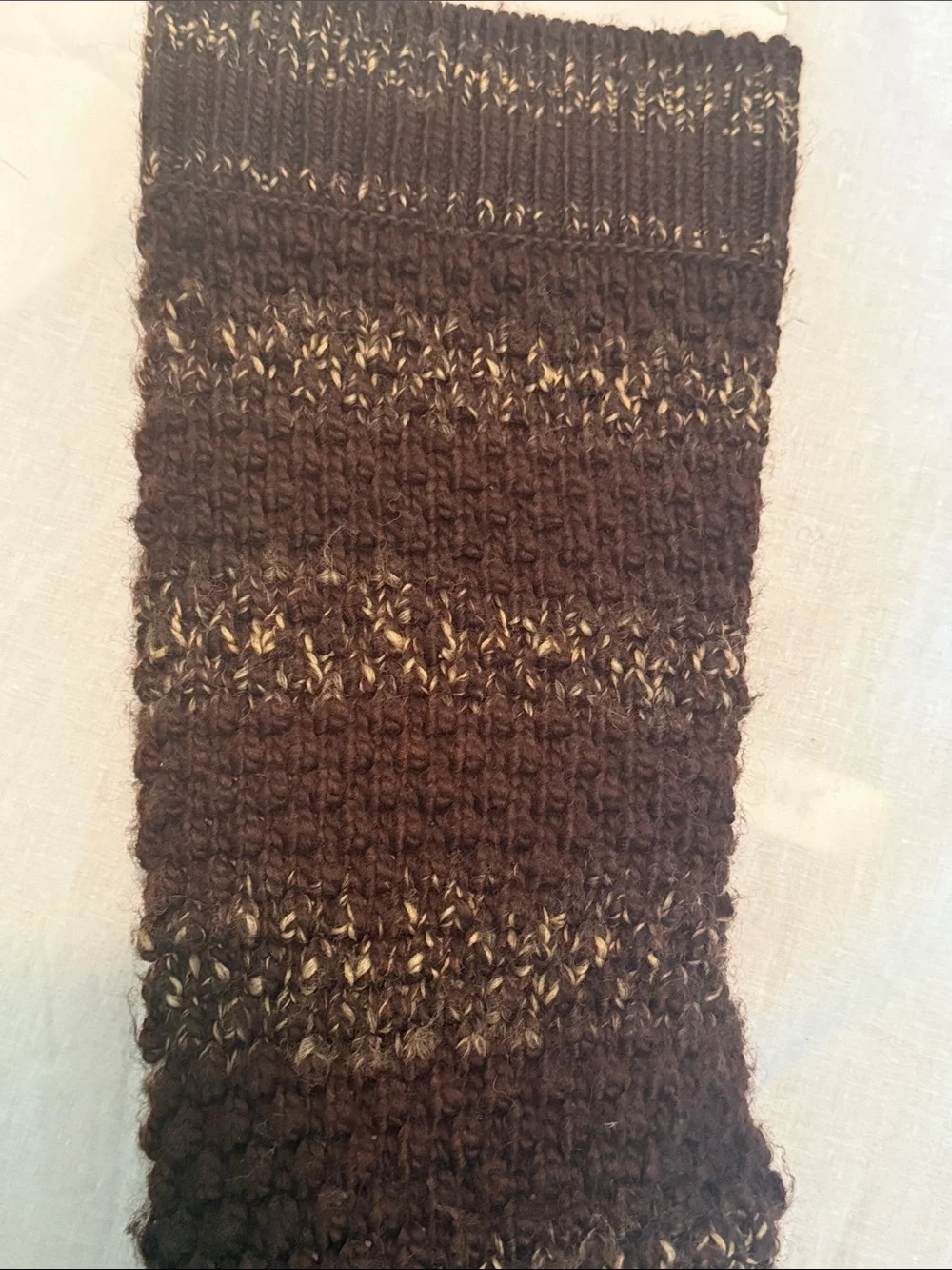 UGG Brown Knit-Shaft Boots