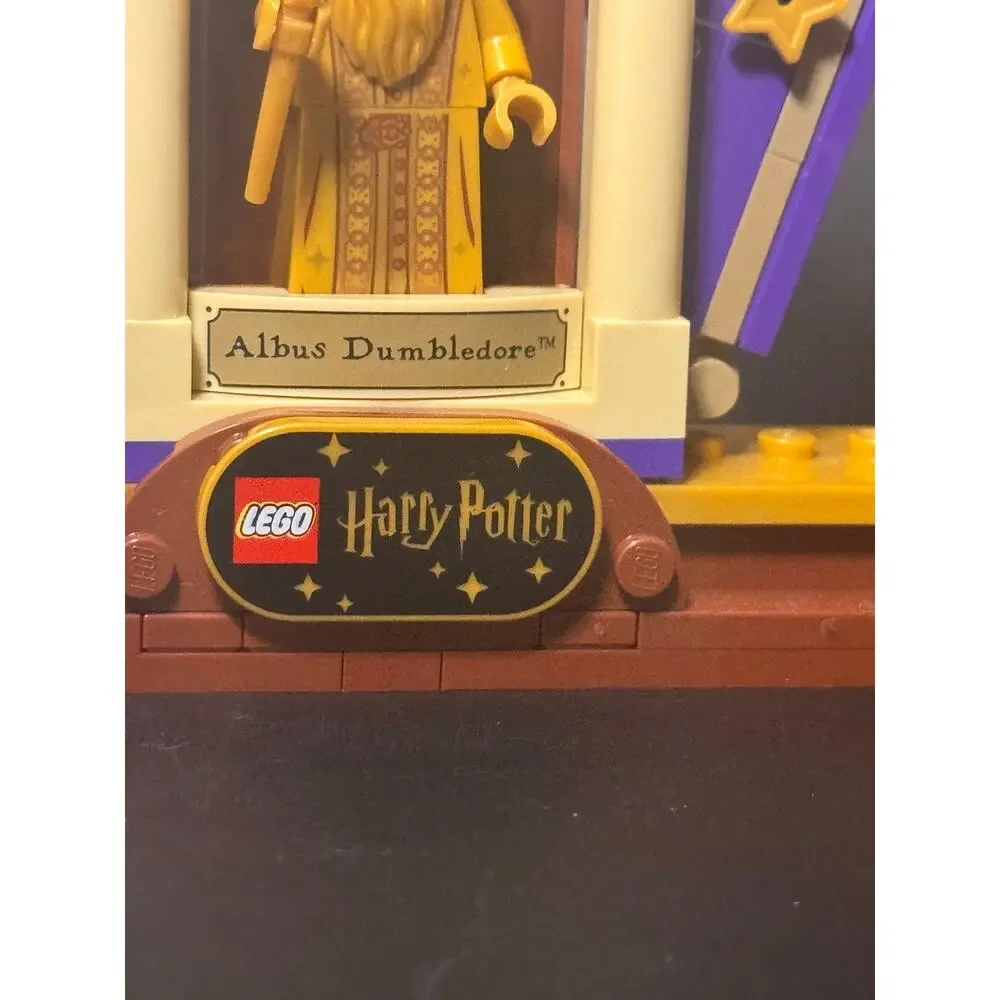 LEGO Harry Potter 20th Anniversary gold figures - set of 3 with stand 76391