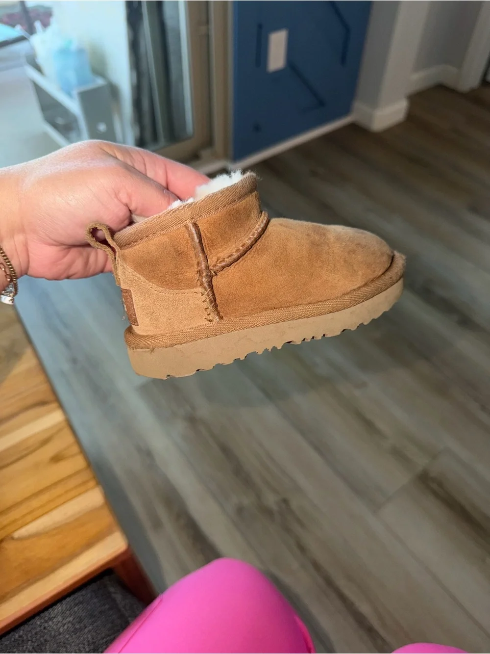 UGG plush shearling