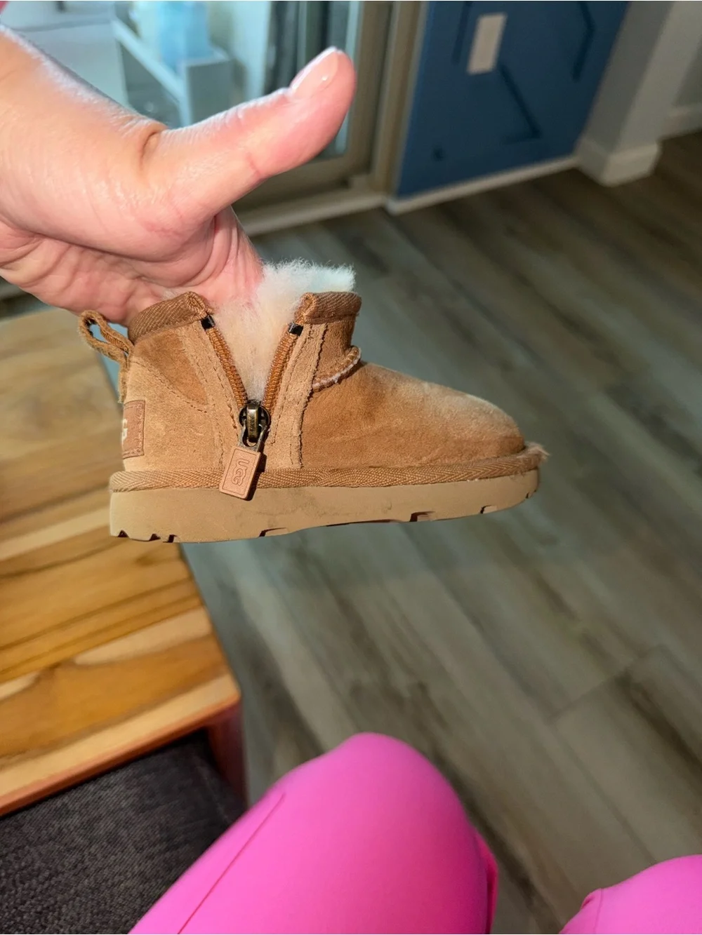 UGG plush shearling