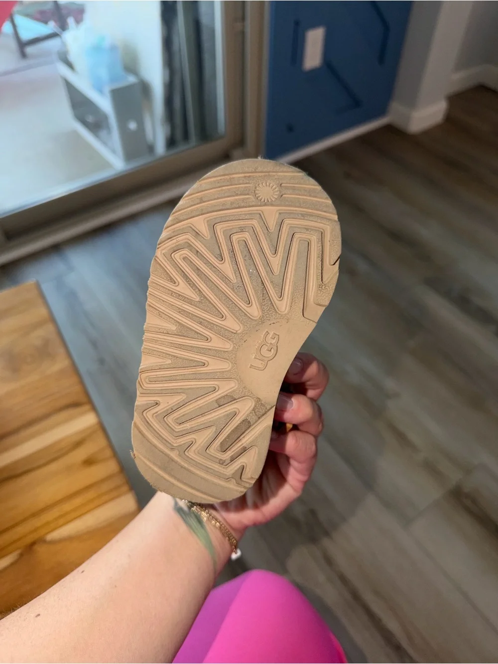 UGG plush shearling