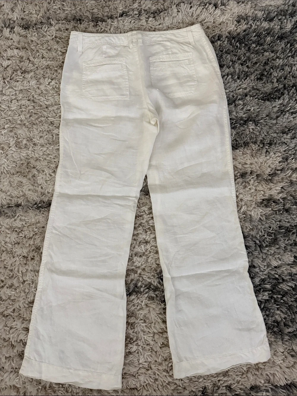 Banana Republic white straight