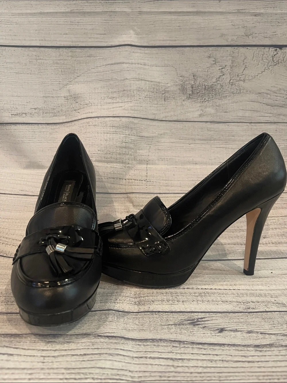 White House Black Market chic platform