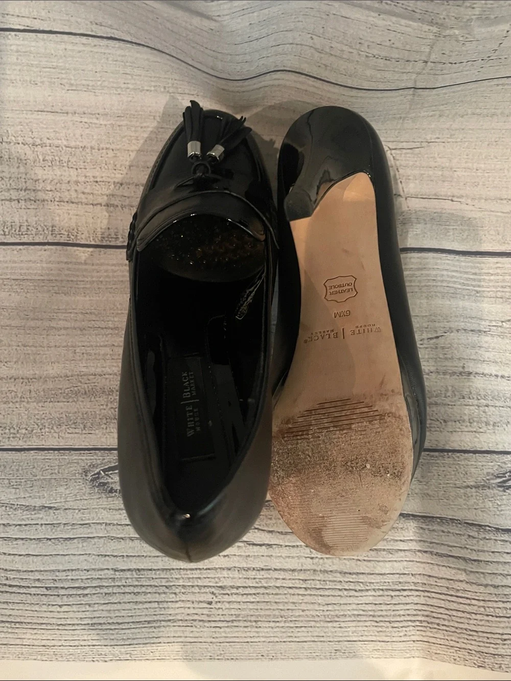 White House Black Market chic platform