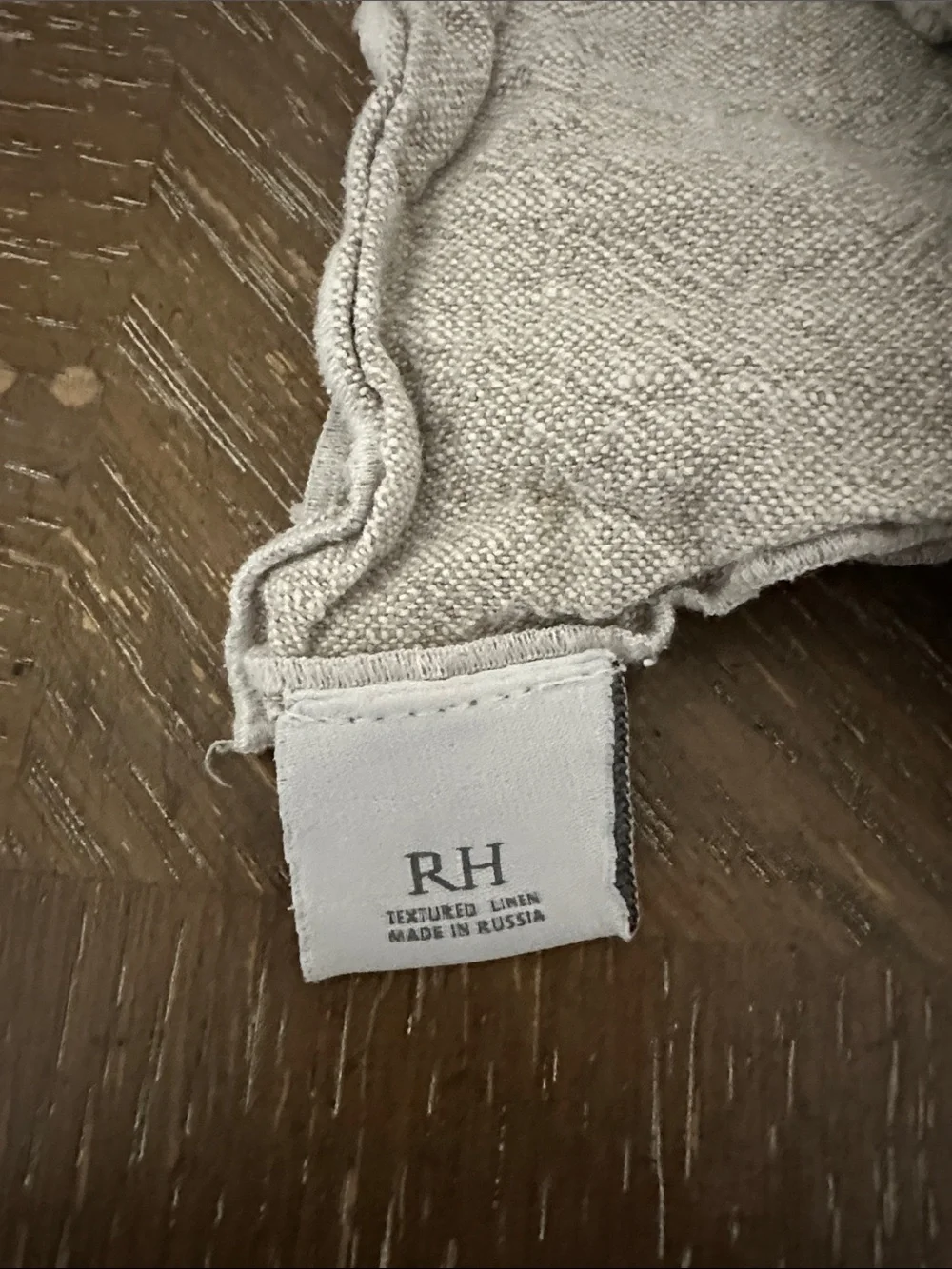 Restoration Hardware linen blend