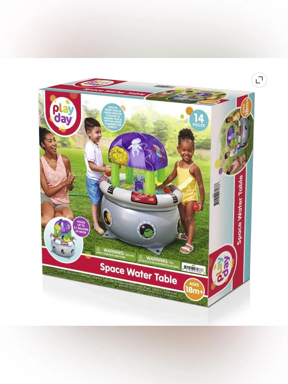 Inflatable Baby Water Table Space Station Brand New