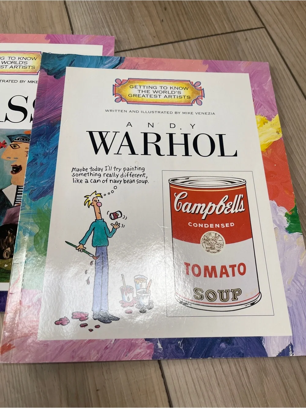 Set of 4 Kids Art Classics Picture Books - Van Gogh & Picasso, O’Keeffe & Warhol