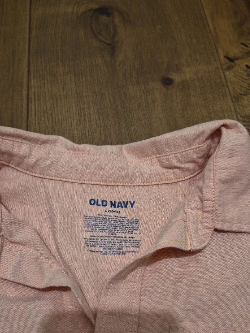 Old Navy light peach