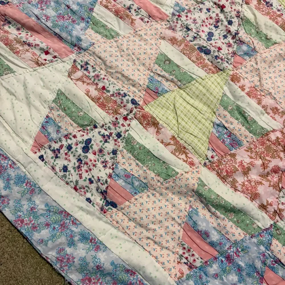 Handmade vintage patchwork