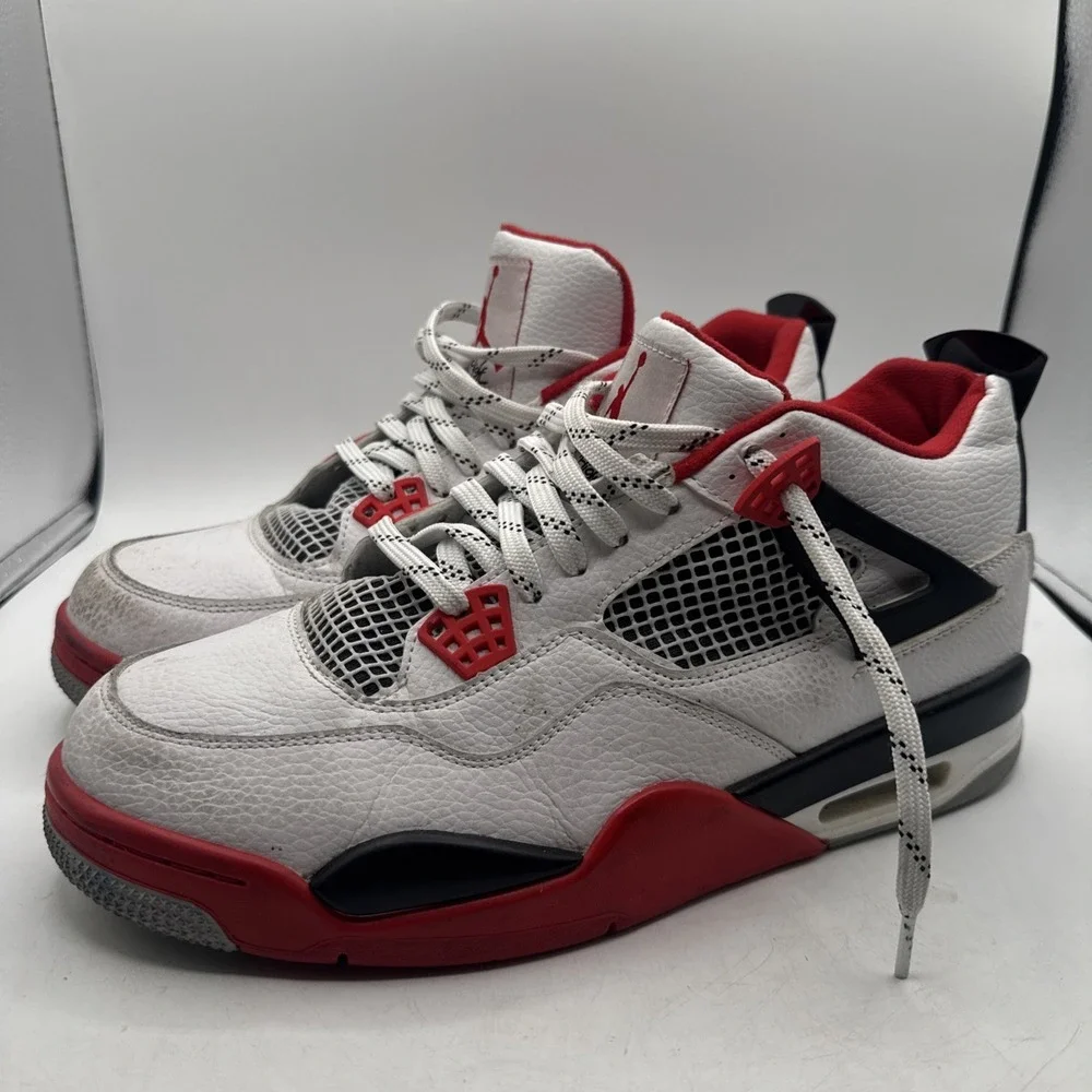 Nike Air Jordan‎ 4 Retro OG Fire Red 2020 408452-160 Men's Size 11.5