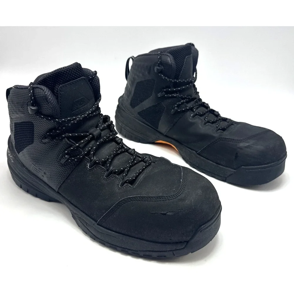 New Balance 989 V1 Industrial EH Work Boots Mens Size 15 2E Black Comp Toe Hiker