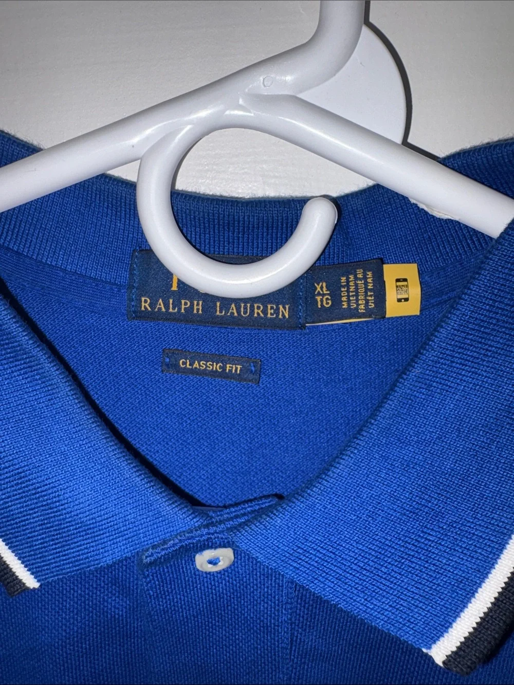 Ralph Lauren embroidered collar staple