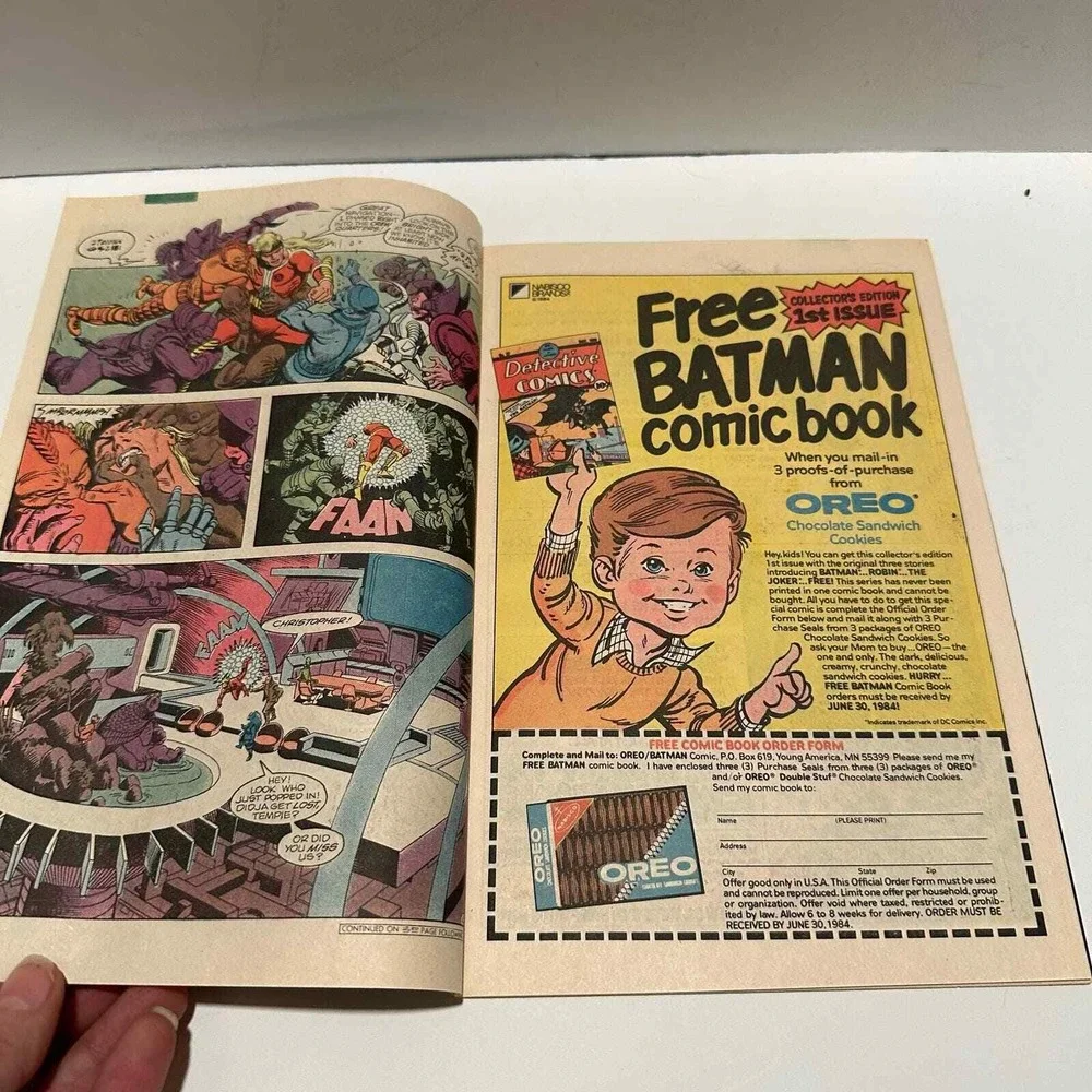 ATARI FORCE 6 JUNE 84 Meeting with Life and Death DC Comic Book‎