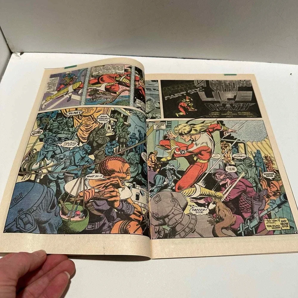 ATARI FORCE 6 JUNE 84 Meeting with Life and Death DC Comic Book‎