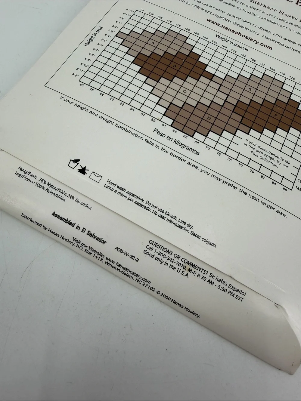 Hanes pantyhose sz