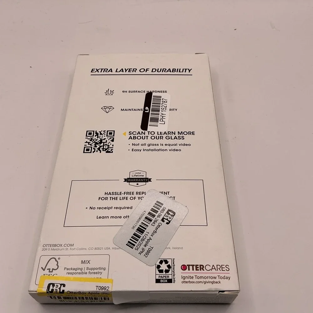 OtterBox Glass Drop Defense‎ Screen Protector for iPhone 15 Pro