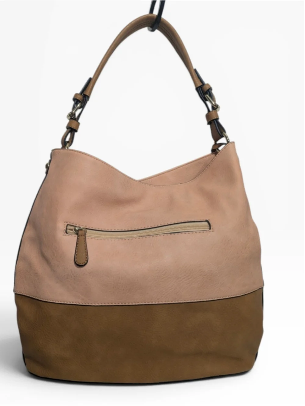 Simply Noelle Hobo Bag Large Colorblock Cantaloupe