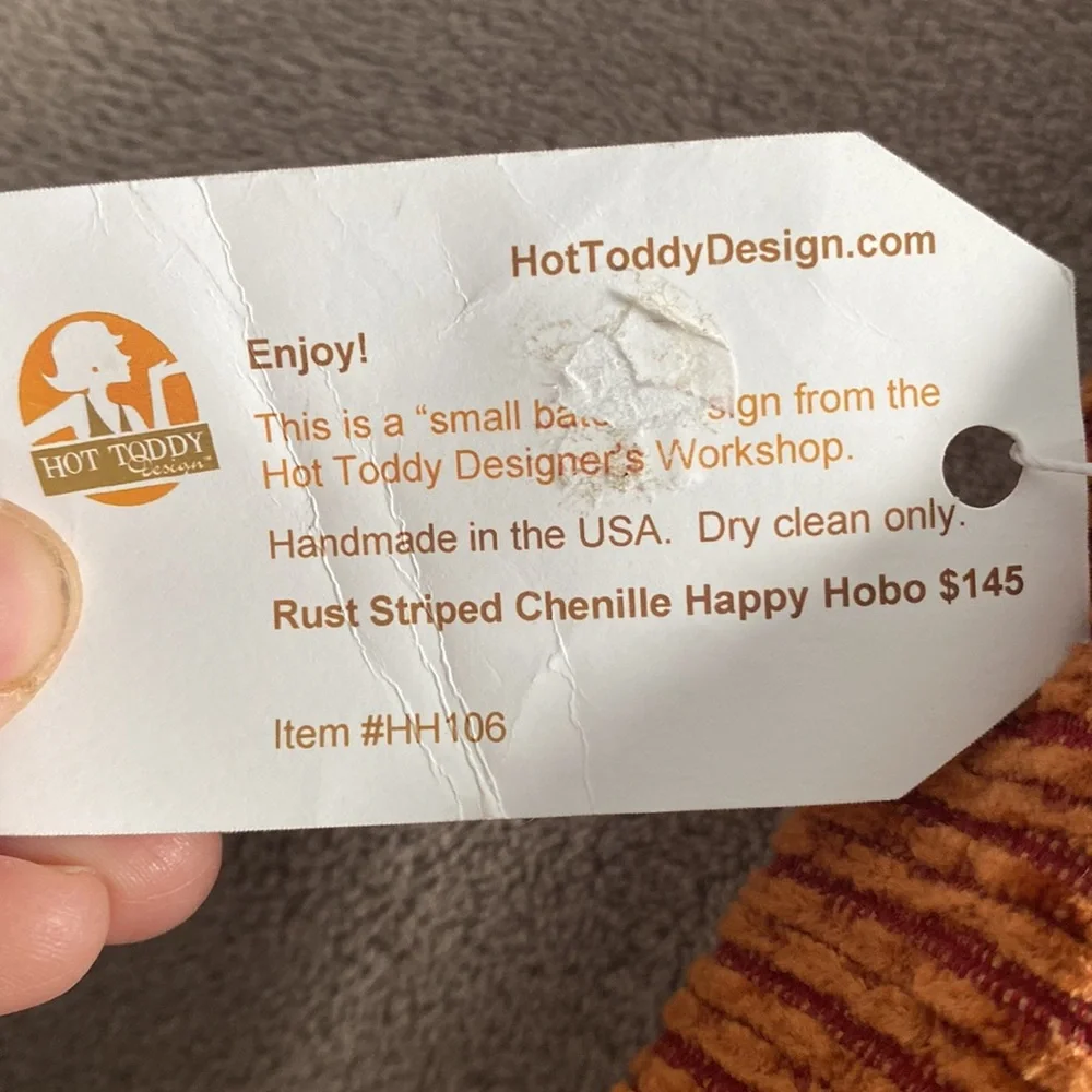 Hot Toddy rust striped