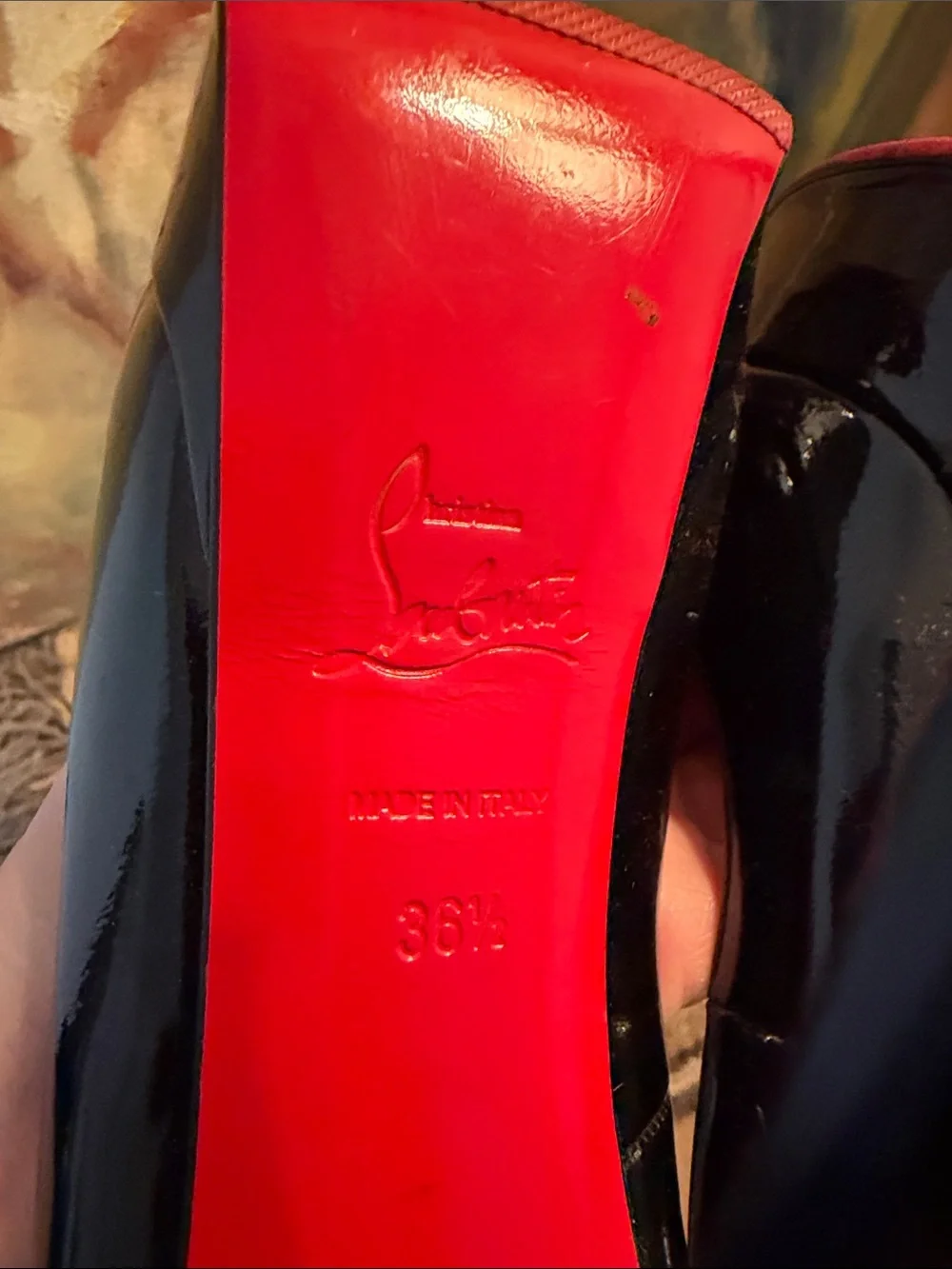 Christian Louboutin sleek black