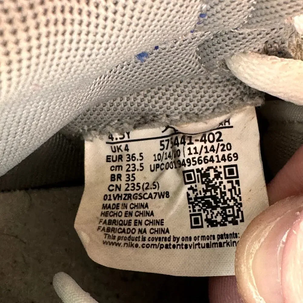 Jordan size youth