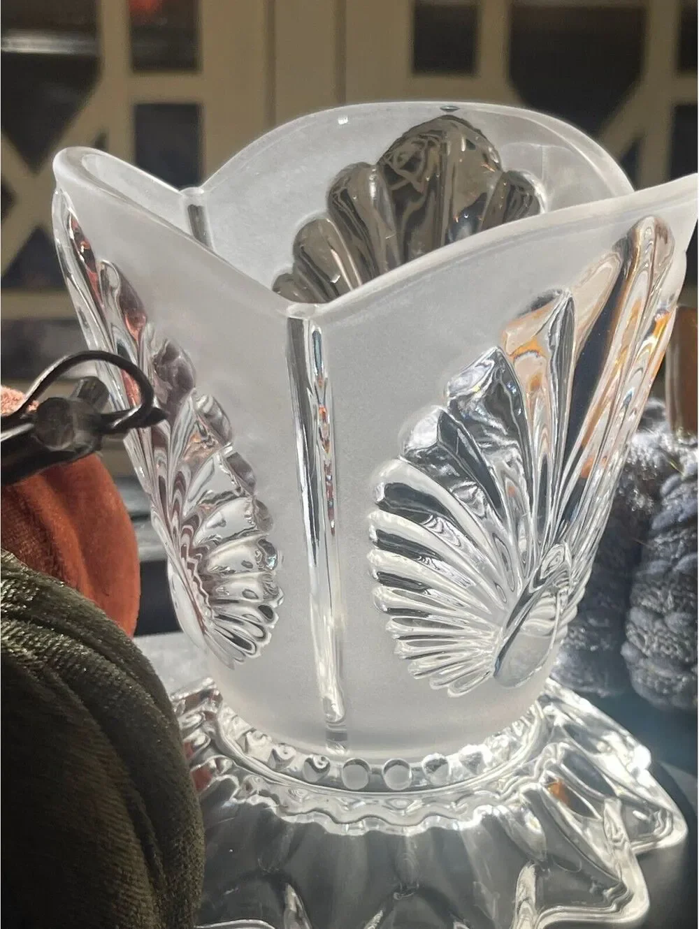 Baccarat frosted clear