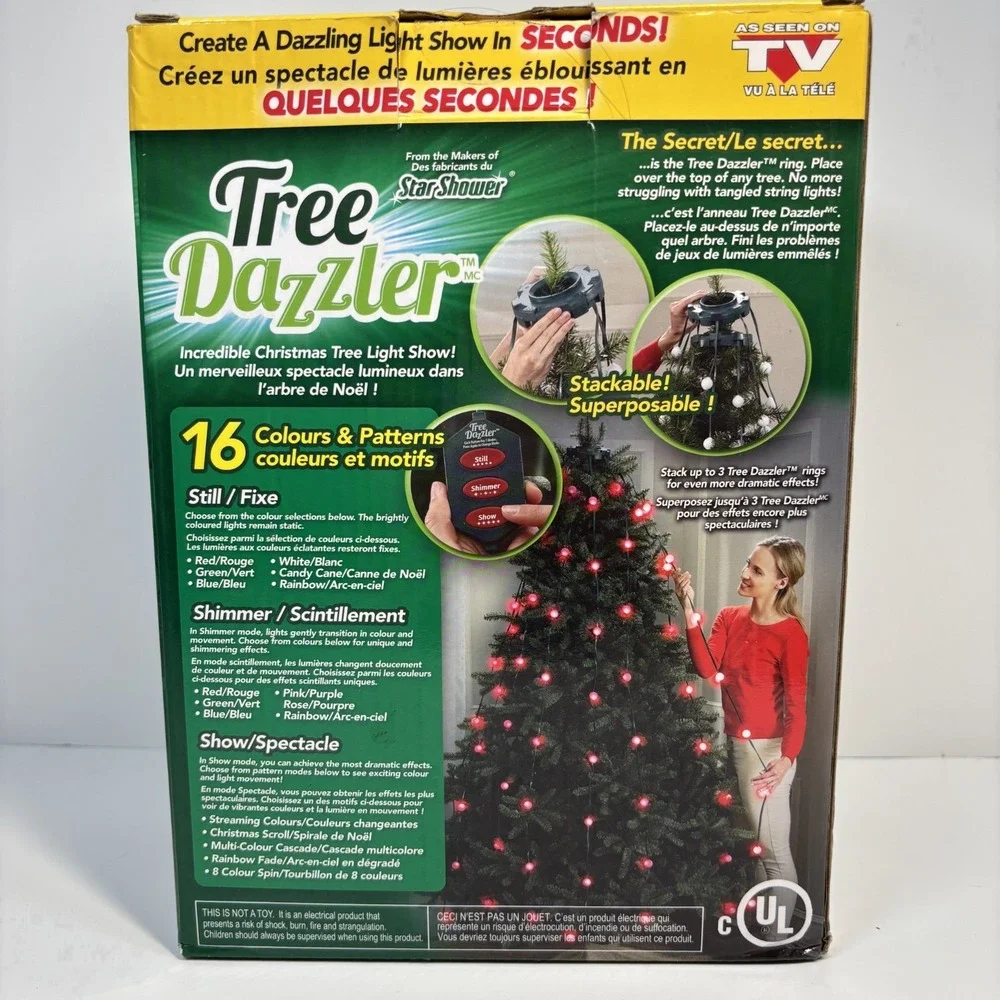 Tree Dazzler Star Shower LED Multicolor Christmas Tree Lights Tested-VIDEO‎