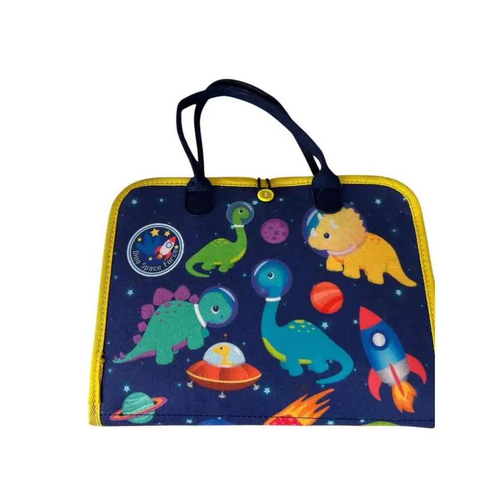 Dino Space Force Busy Book Montessori Learning Toy‎ Toddler Kids Educational