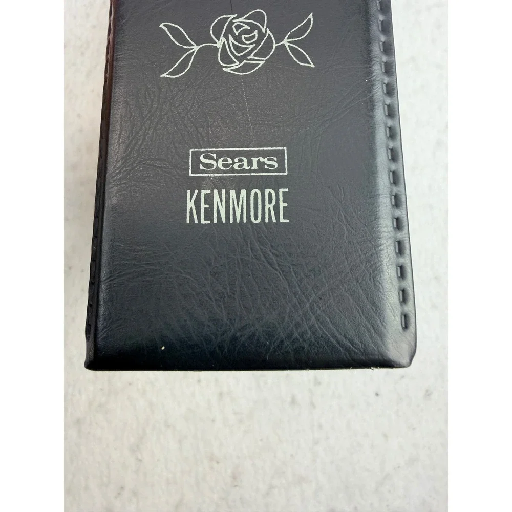 Vintage Sears Kenmore Sewing Machine Buttonholer Pattern Cams Accessories Case