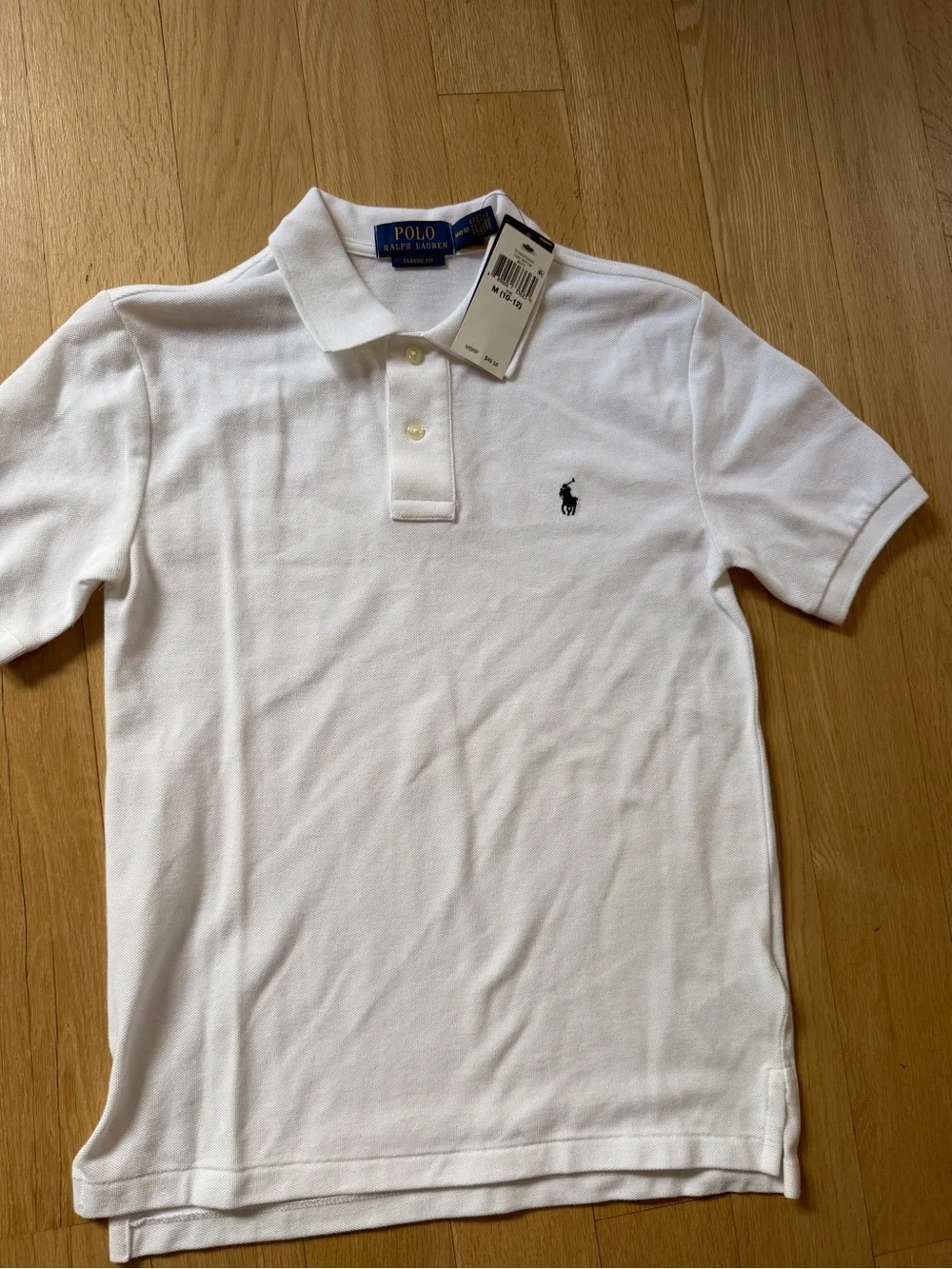Polo by Ralph Lauren Classic White Boys Polo Shirt