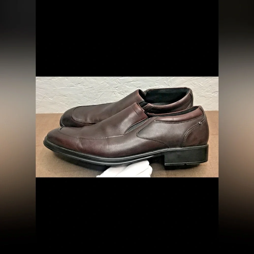 Rockport AdiPrene Men's Loafers Brown Leather Slip-On Casual Dress Size 13M