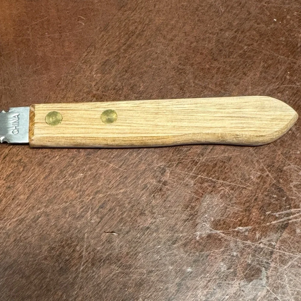 Ekco steel serrated vintage
