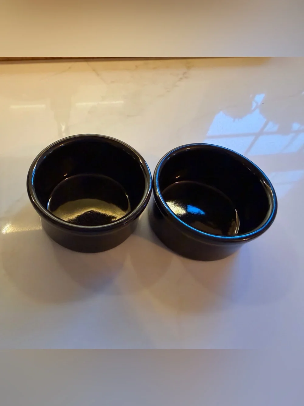 Black Ceramic Ramekin Set - 2 Pack